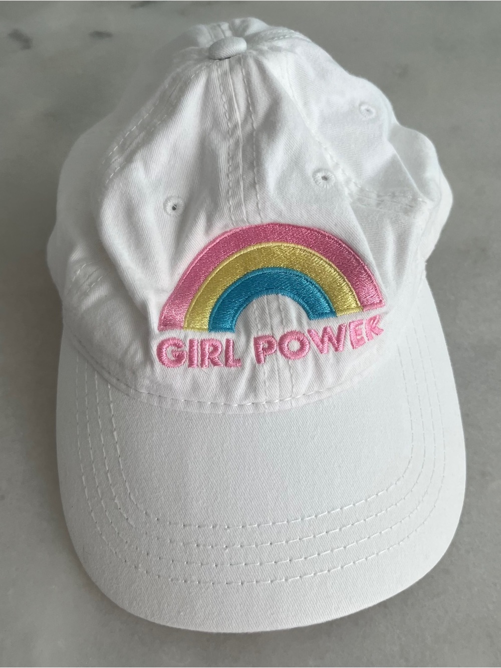White Girl Power Otto Cap Pastel Rainbow Pre-owned One Size